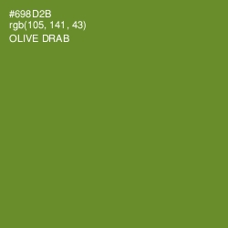 #698D2B - Olive Drab Color Image