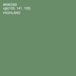 #698D69 - Highland Color Image