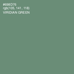 #698D76 - Viridian Green Color Image