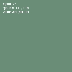 #698D77 - Viridian Green Color Image