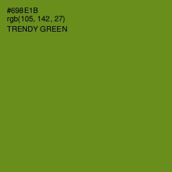 #698E1B - Trendy Green Color Image