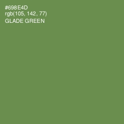 #698E4D - Glade Green Color Image