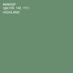 #698E6F - Highland Color Image