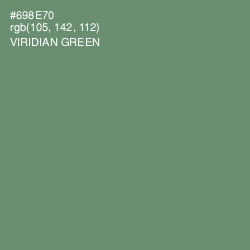 #698E70 - Viridian Green Color Image