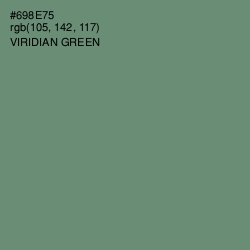 #698E75 - Viridian Green Color Image