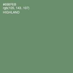 #698F6B - Highland Color Image