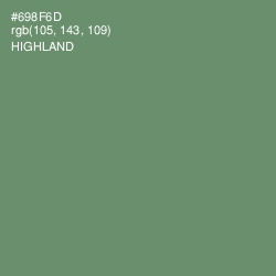 #698F6D - Highland Color Image