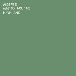 #698F6E - Highland Color Image