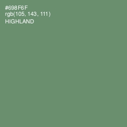 #698F6F - Highland Color Image