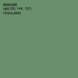 #69906B - Highland Color Image