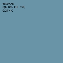 #6994A8 - Gothic Color Image