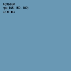 #6998B4 - Gothic Color Image