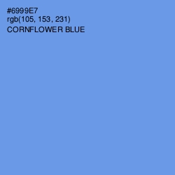 #6999E7 - Cornflower Blue Color Image