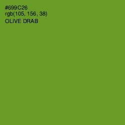 #699C26 - Olive Drab Color Image