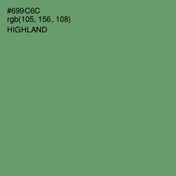 #699C6C - Highland Color Image
