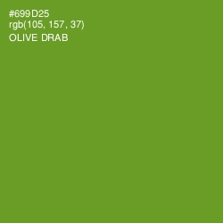 #699D25 - Olive Drab Color Image