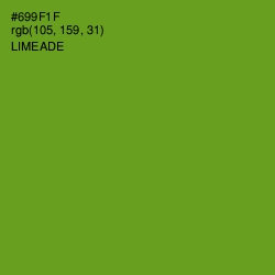 #699F1F - Limeade Color Image