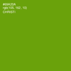 #69A20A - Christi Color Image