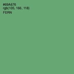 #69A676 - Fern Color Image