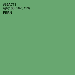 #69A771 - Fern Color Image