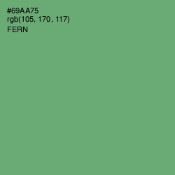 #69AA75 - Fern Color Image