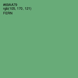 #69AA79 - Fern Color Image