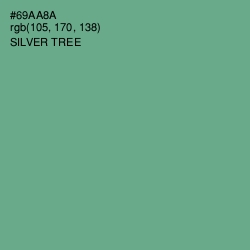 #69AA8A - Silver Tree Color Image