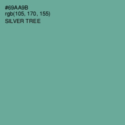 #69AA9B - Silver Tree Color Image