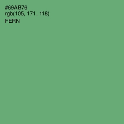 #69AB76 - Fern Color Image