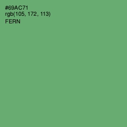 #69AC71 - Fern Color Image