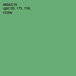 #69AD76 - Fern Color Image