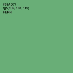 #69AD77 - Fern Color Image