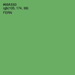 #69AE63 - Fern Color Image