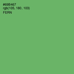 #69B467 - Fern Color Image