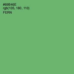 #69B46E - Fern Color Image