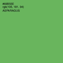 #69B55E - Asparagus Color Image