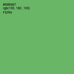 #69B667 - Fern Color Image