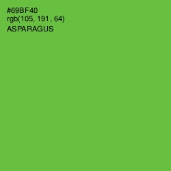 #69BF40 - Asparagus Color Image