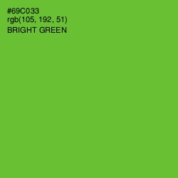 #69C033 - Bright Green Color Image