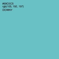 #69C0C5 - Downy Color Image