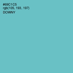 #69C1C5 - Downy Color Image