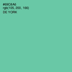 #69C8A6 - De York Color Image