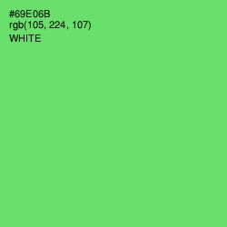 #69E06B - Screamin' Green Color Image