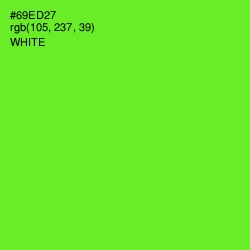 #69ED27 - Bright Green Color Image