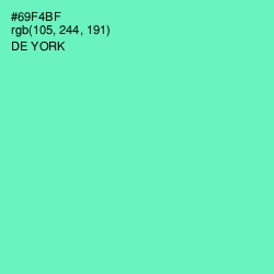 #69F4BF - De York Color Image