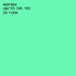 #69F8B6 - De York Color Image