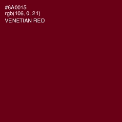 #6A0015 - Venetian Red Color Image