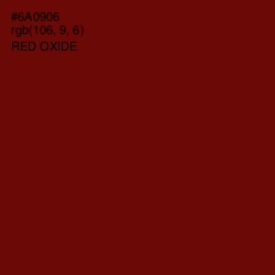 #6A0906 - Red Oxide Color Image