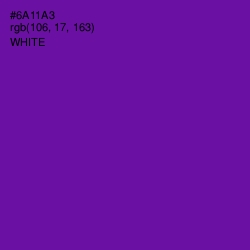 #6A11A3 - Purple Color Image