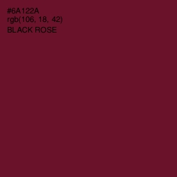 #6A122A - Black Rose Color Image